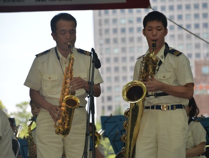 tokyo fire department band saxophone soloists 10jun16