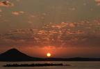 sunrise over lake nasser wadi el sebou 8011 5nov23